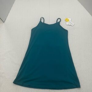 Wander Kids Athletic Dress with Short in Teal